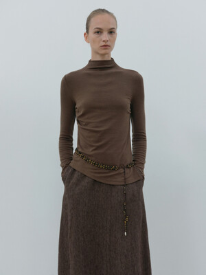 wave turtleneck (wood)