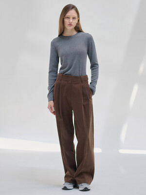 24FN corduroy wide pants [2colors]