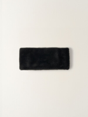 Moi fur scarf (Black)