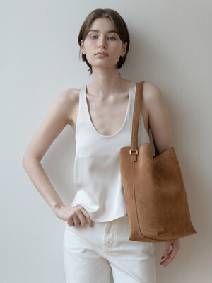 WREN BAG suede / camel
