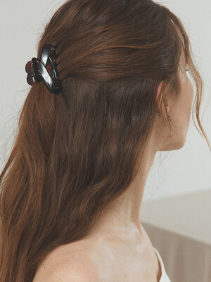 Mini pretzel hair claw clip, Sylvie_2 colors