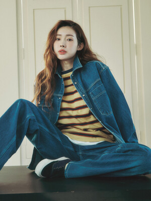 25PS NORMA DENIM SHIRT [2COLORS]