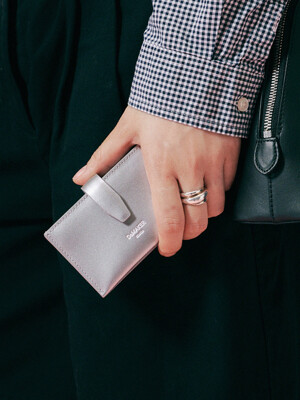 [25SS]Folding wallet-silver