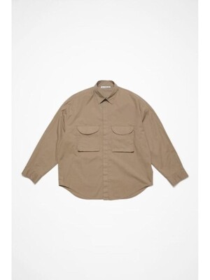 25SS 아크네 스튜디오 긴팔 셔츠 BB0608DIA TAUPE BROWN DOM