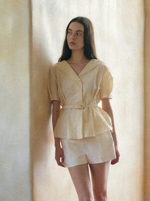 [오늘 출발]Snow Linen Blouse