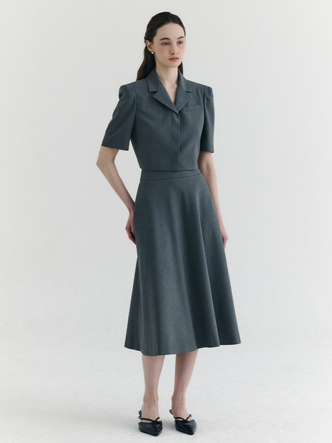 프론트로우]Alpaca Wool Blazer Coat_2color