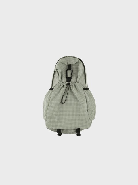 에메모가든 mmo backpack nylon ripple rip / light green