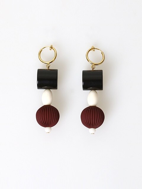 Ribbed Dome Earring