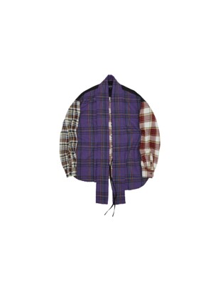 [클래드뮤지엄] Ubaneck Gown Shirt_purple/brown