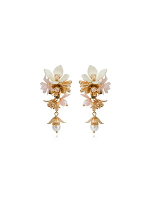 Floret Mini Gold Earrings