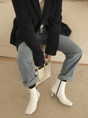 Hermoso ankle boots / vintage white