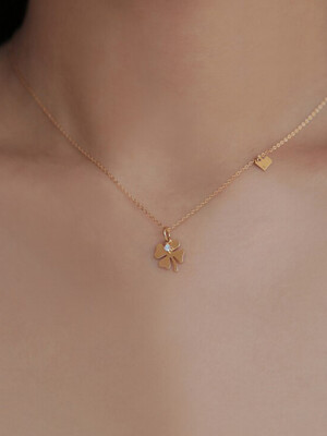 [단독]clover necklace