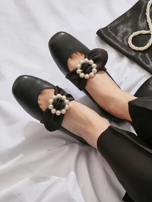 1099 Lovely Pearl Cushion Flat Shoes