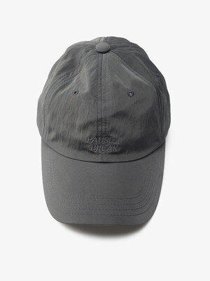 [Nylon] Logo Cap (Dark Grey)