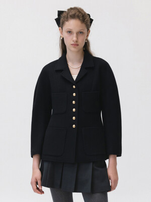 [단독] Classy Volume Jacket Black (JWJA3F901BK)