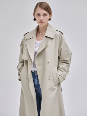 23SN vintage max trench coat [P/BE]