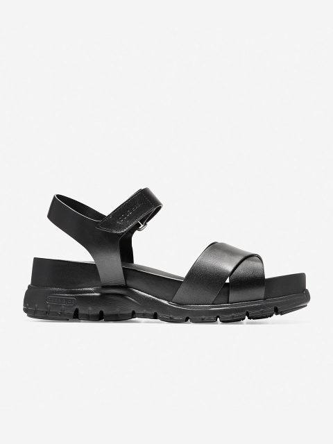 샌들 - 콜한 (COLE HAAN) - 콜한 ZERØGRAND Crisscross 여성 샌들 블랙 [WIDTH:B]