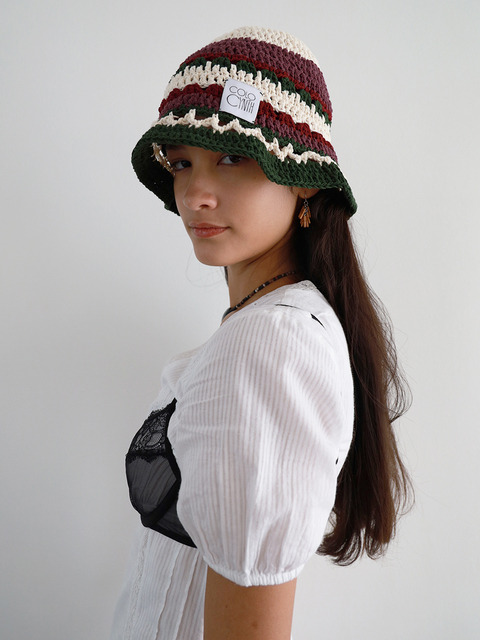 모자 - 콜로신스 (COLOCYNTH) - Hohematte Hat IvoryGreen