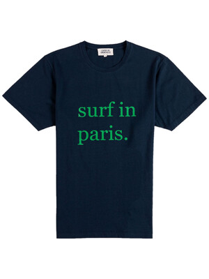 T-SHIRT SURF IN PARIS NAVY BLUE / GREEN