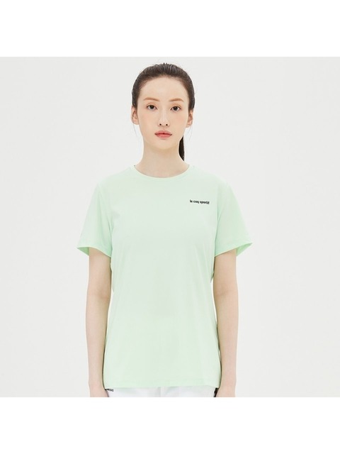 스포츠웨어 - 르꼬끄 스포르티브 (Lecoq sportif) - [르꼬끄 공식] 스몰로고 폴리스판 반팔 (QO123TRS15)