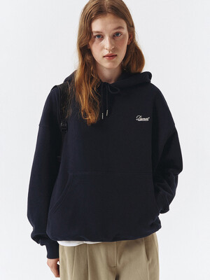 UNISEX CLASSIC SMALL LOGO HOODIE FRENCH NAVY_UDTS3C111N2