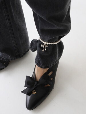 Bow Pearl Anklet
