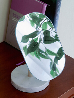 소소모소 마블 탁상 거울(사각)