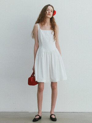 Saona Cotton Dress in White