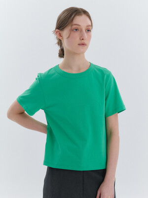 Basic Crew Neck T-shirt (Green)