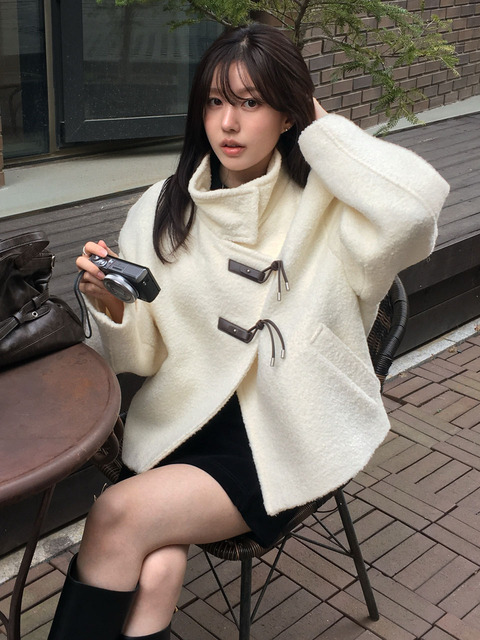 레이브 [주미니PICK]Buckle Detail High neck Jacket VW4WJ033_2color