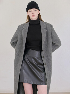 24FN relax-fit single handmade coat [M/GY]