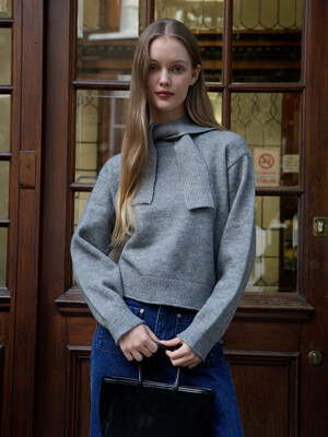 ELOISE Baraclava Set Sweater(엘로이즈)_GREY