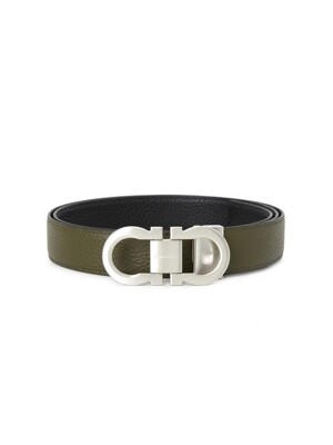 FERRAGAMO 페라가모 간치니 남성 양면 벨트 67 0326 004 0778224 (프리컷팅)
