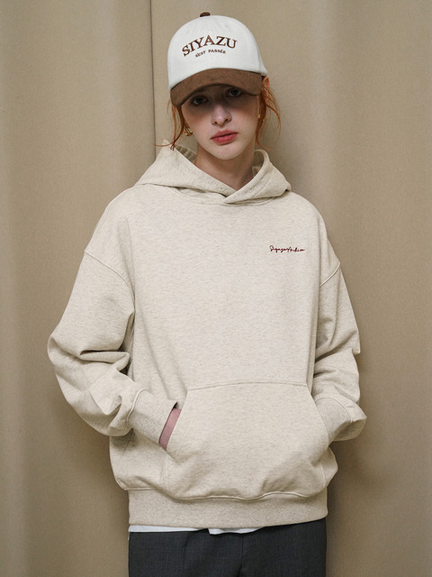 トップス aeae Doodle Web Logo Crop Hoodie 950132100A_DolmanHoodSweatShir