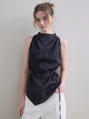 [아이보리컬러 추가][11차리오더]Drape See-Through Blouse