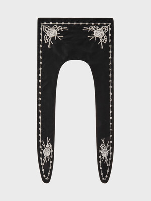 Sailor Collar Scarf - Black