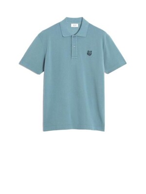 25SS 메종키츠네 폴로 티셔츠 MM00210KJ70100081 SIENE BLUE DOM