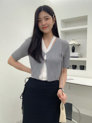 컷아웃레이어니트가디건 JZKT321J