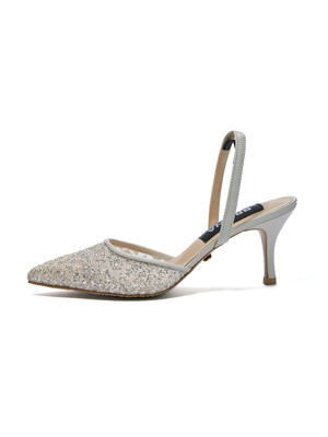 Glitter Mesh Slingback 2_Ivory