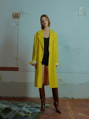Manish long jacket 005 Yellow
