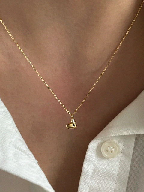 주얼리 - 바이위켄드 (byweekend) - silver925 mini heart necklace