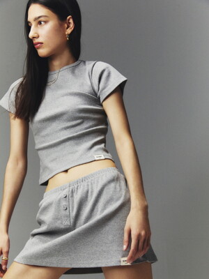 G BABY TEE(GRAY)