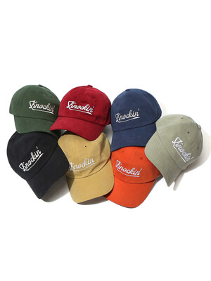 KNOCKIN LOGO B.B CAP (9 Colors)