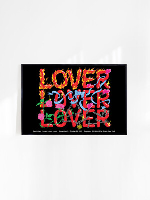[댄 콜런] Lover Lover Lover (액자 포함) 60.9 × 91.4 cm