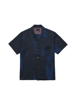 니들즈 남여공용 블루 원업 반팔셔츠 MR102-Blue Arrow