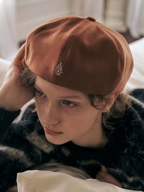 모자 - 포에지담 (poesiedame ) - GLEAM MARGOT HAT IN CAMEL
