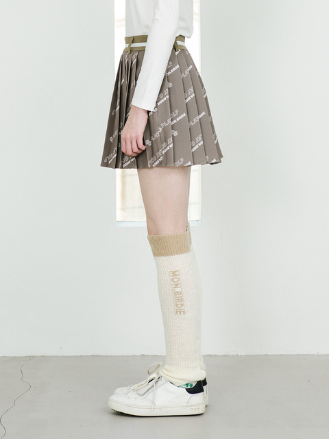 골프 - 몽버디골프 (MonBirdie Golf) - MONBIRDIE LOGO KNITED LEG WARMER 로고 레그워머_IVORY