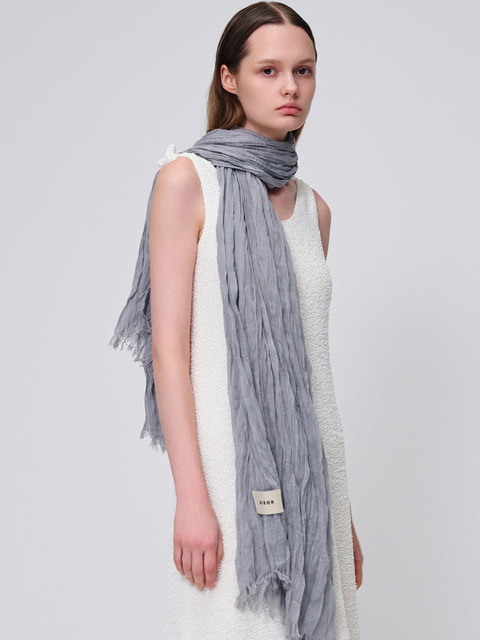 스카프/머플러 - 시오르 (SIEOR) - LIAN scarf_lightgrey