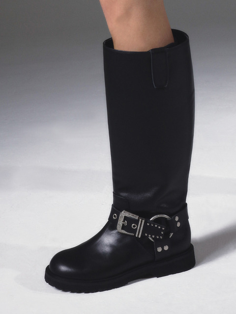 부츠 - 막마드 (MakMade) - Biker Long Boots black