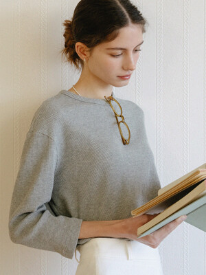 D Waffle Three Quarter Sleeve Tshirt_4colors